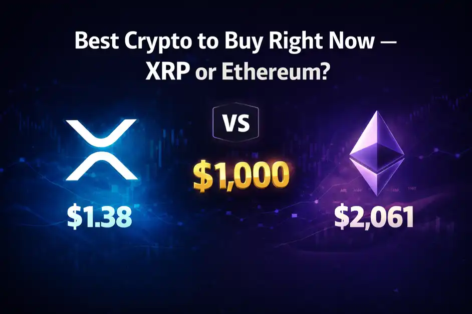 XRP vs Ethereum – Best Crypto to Buy With $1,000 Right Now in March 2026