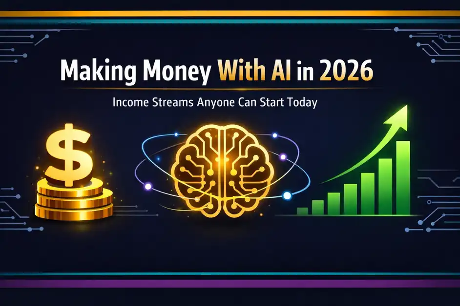 Making Money With AI in 2026 – 8 Proven Income Streams Using Artificial Intelligence Tools
