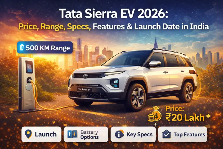 Tata Sierra EV 2026 electric SUV