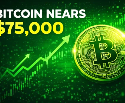 Bitcoin Ethereum and XRP coins in a bullish crypto market rally